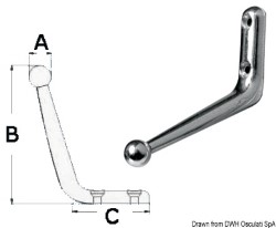 AISI 316 SS clothes hook 